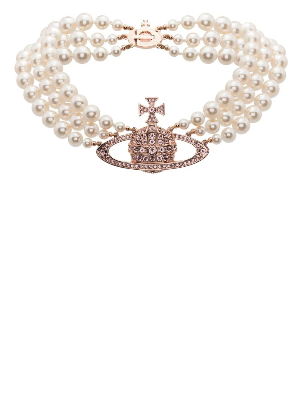 Layered Necklace with Gold-Tone Orb Plaque | Shop Simon