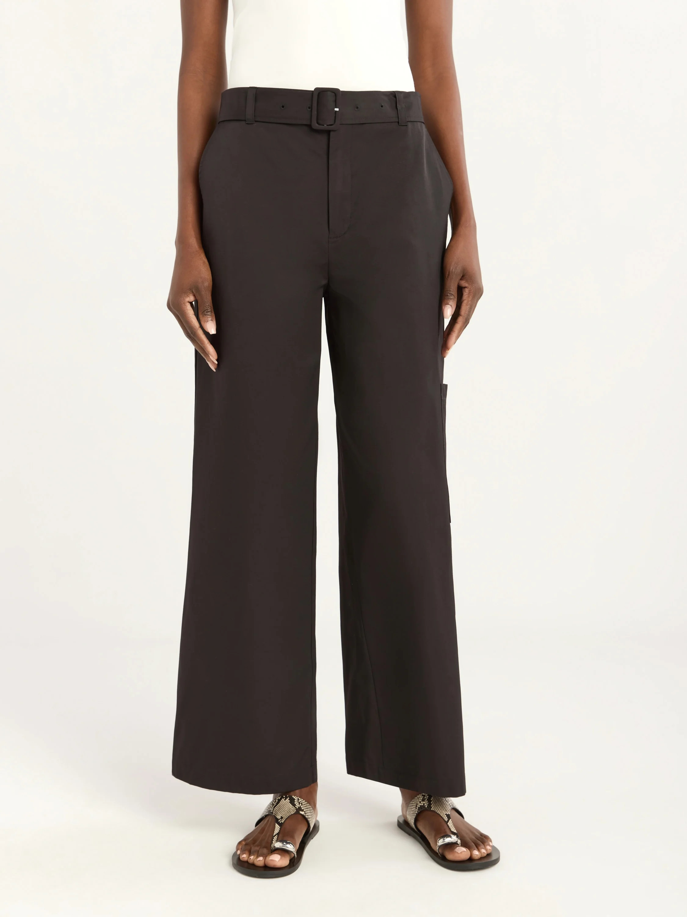 Scoop Women’s Belted Cargo Pants, Sizes 0-18 | Walmart (US)