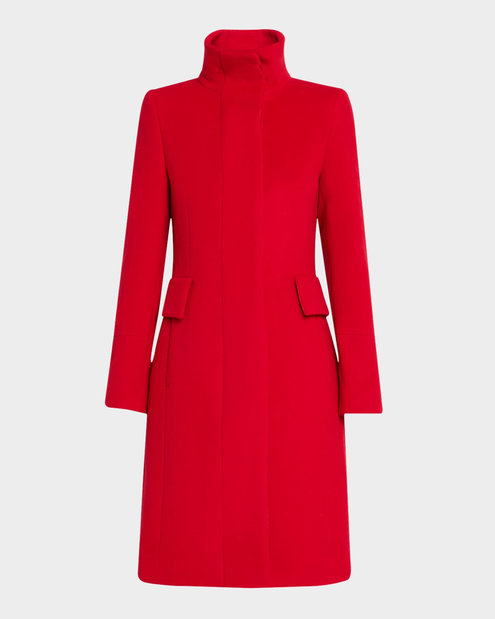 Duffle Knee-Length Wool Coat | Neiman Marcus