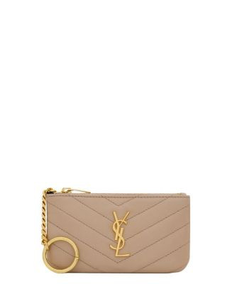 SAINT LAURENT Cassandre Matelasse Fragments Zipped Card Case | Bloomingdale's Handbags | Bloomingdale's (US)