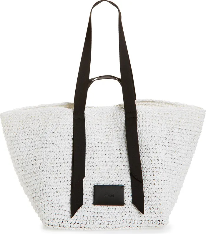 AllSaints Jacqueline Paper Straw Tote | Nordstrom | Nordstrom