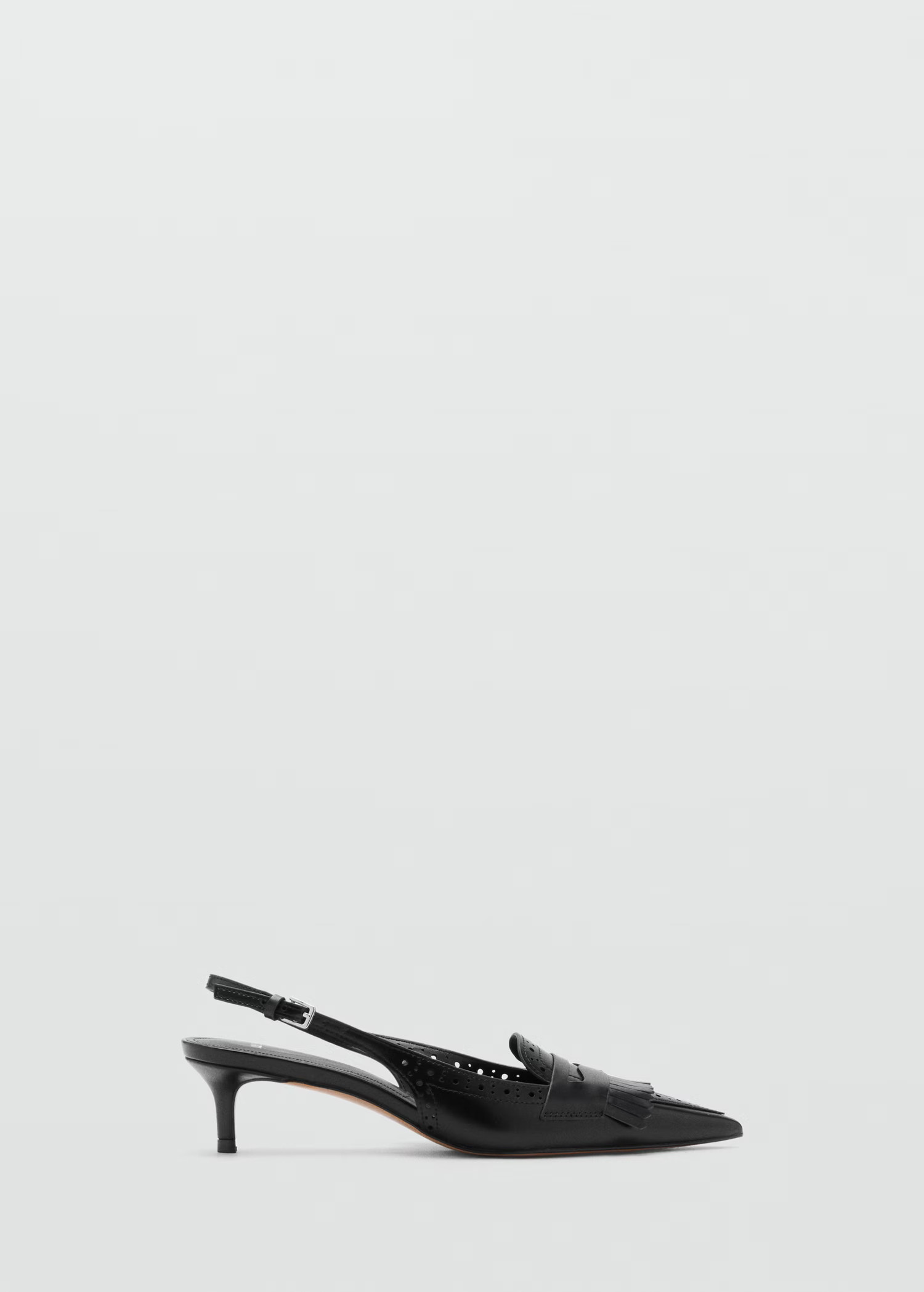 Fringe-heel shoes | Mango Canada