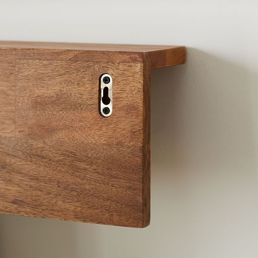 Industrial Wall Shelf w/ Hooks (42") | West Elm (US)