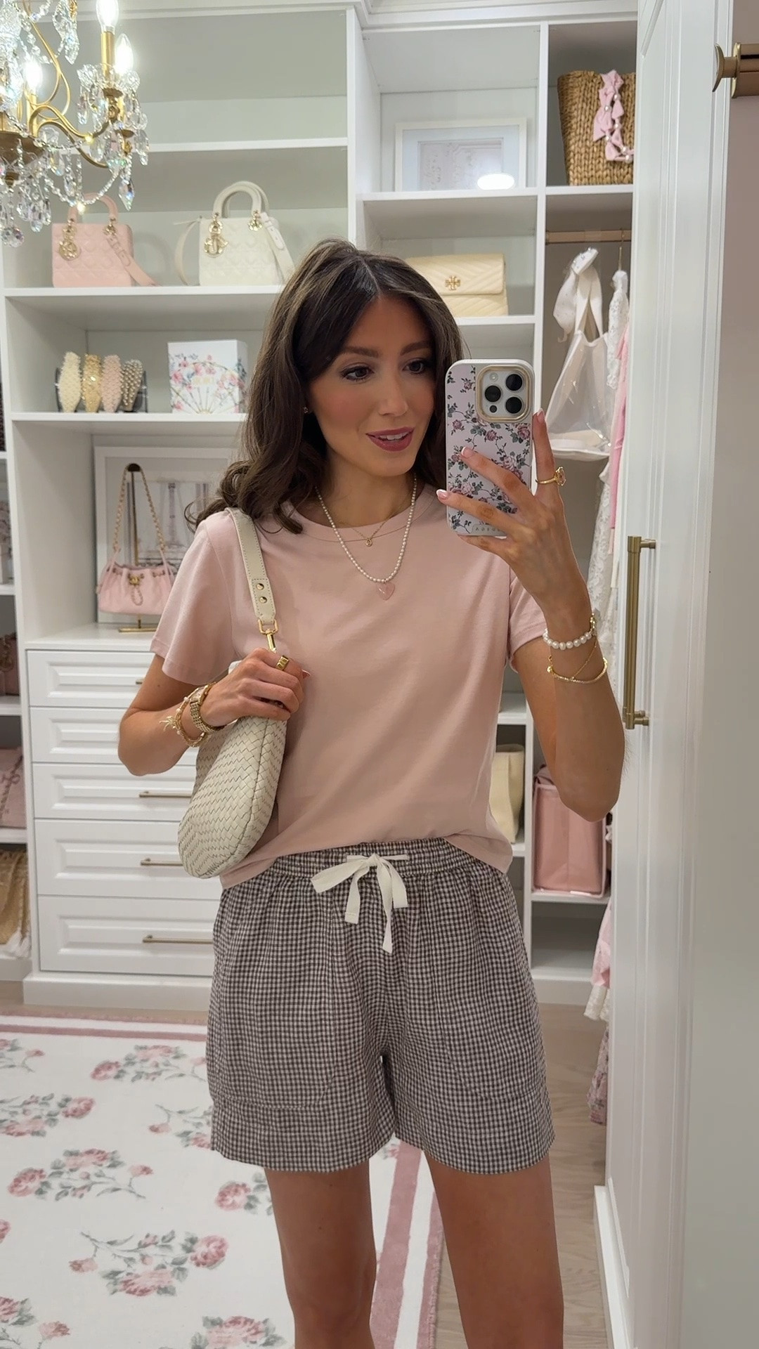 Quince transitional summer to fall outfit 🤎🌸 The prettiest blush pink Pima cotton tee paired with breezy linen shorts and brown gingham for an easy late summer look that feels perfect heading into fall! I love mixing lightweight summer staples with warm brown tones for that effortless transitional style. Everything is classic, comfortable & so easy to mix and match!

#Quince #QuinceFashion #QuinceOutfit #QuinceFinds #QuinceHaul #SummerToFall #TransitionalOutfit #FallOutfitIdeas #LateSummerOutfit #PimaCotton #LinenShorts #Gingham #BlushPink #AffordableFashion #ClassicStyle #CasualFallOutfit #FallFashion2026 @Quince

#LTKSaleAlert #LTKSeasonal #LTKootd