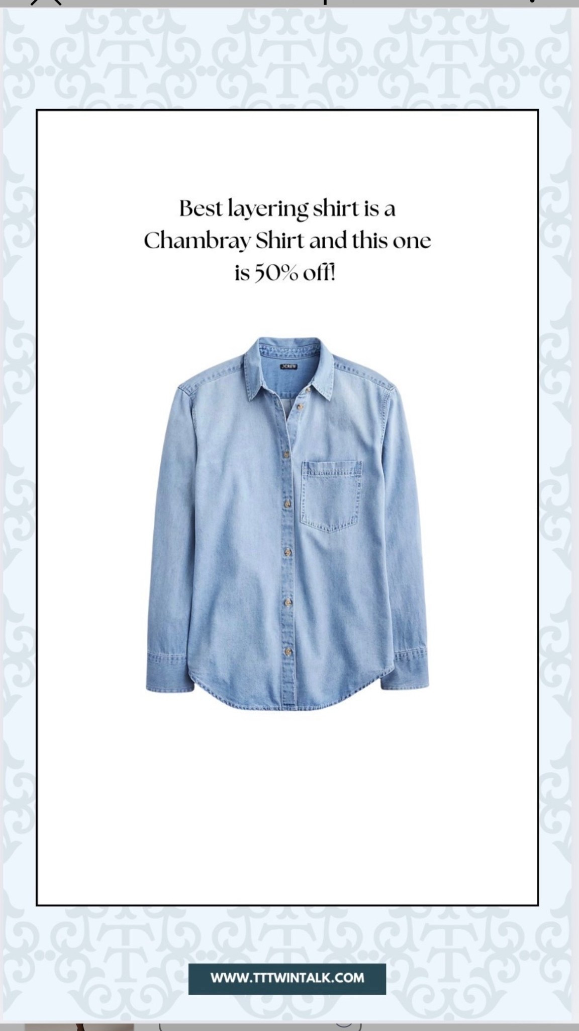 The one staple in our closet that we wear all the time, we love our denim shirts. So versatile and able to be wore so many different ways. M

#LTKootd #LTKSaleAlert #LTKOver40