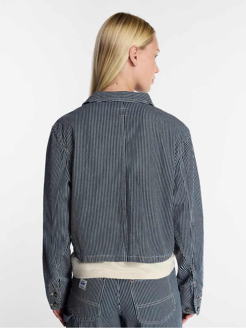 Kacey Lee Women's Cropped Chore Jacket, Sizes XS-XXL | Walmart (US)