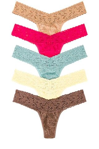 Hanky Panky Five Low Rise Thongs in Classics from Revolve.com | Revolve Clothing (Global)