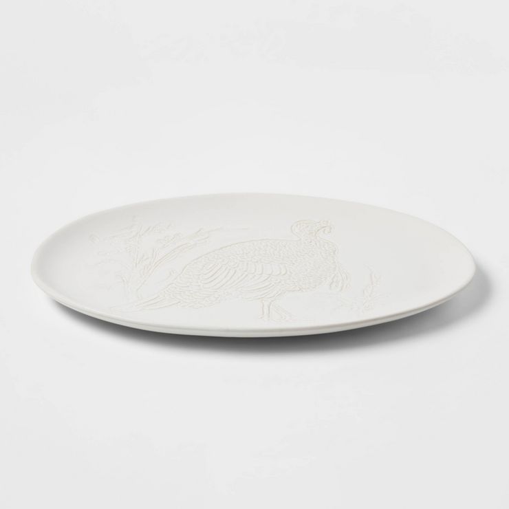 20&#34; Stoneware Turkey Serving Platter - Threshold&#8482; | Target
