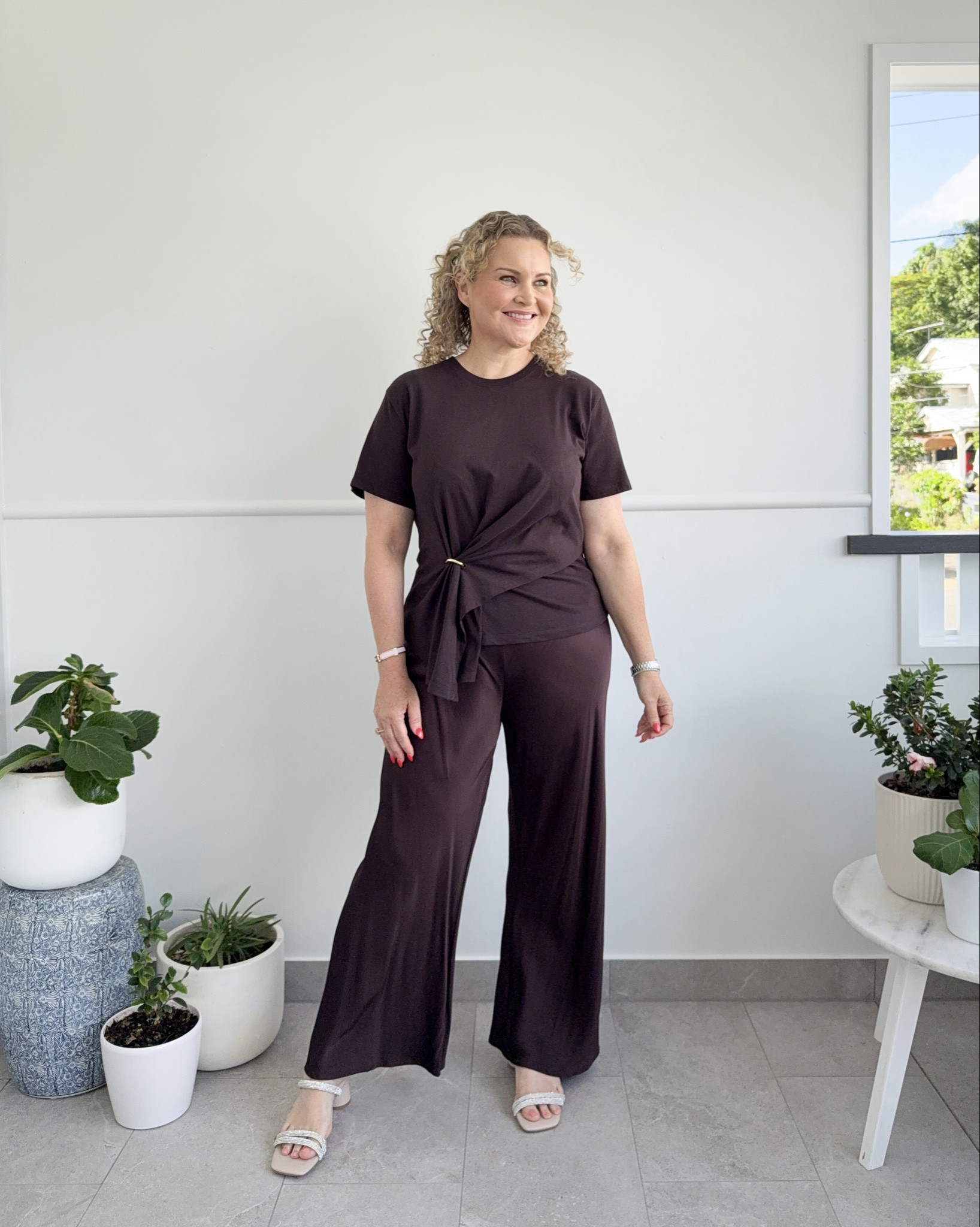 This combo has been an outfit repeat since I bought it a couple of months ago. Both pieces are linked below for you, with additional colour options also available. Tap the image of the piece you love to shop it 🤎

Size reference: I’m 164cm tall. The pants are long! I had to get them taken up. I’m wearing a size 12 in the pants and a M in the top. 



#LTKdatenight #LTKover50style