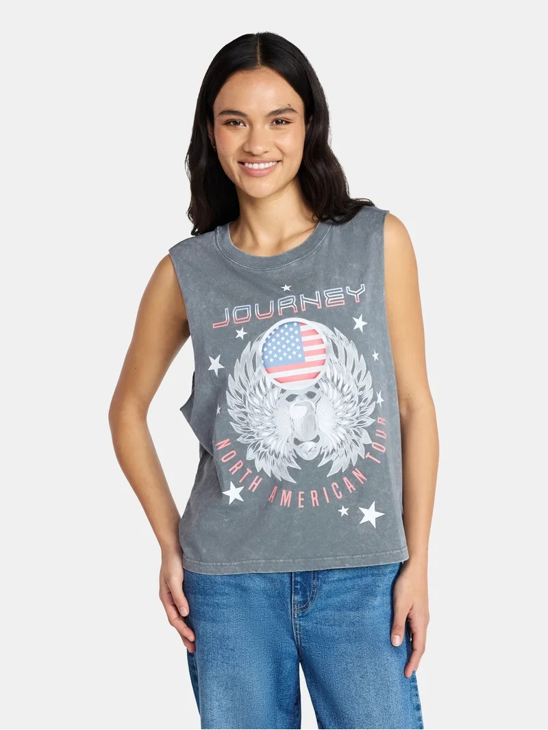 Journey Women's Muscle Tank Top, Sizes XXS-XXL | Walmart (US)