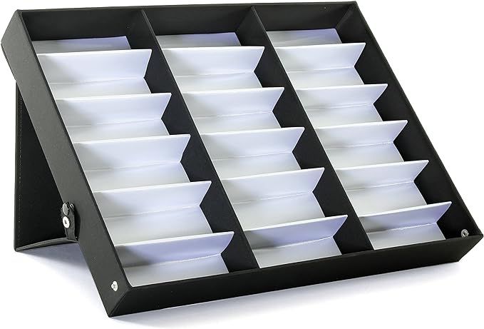 ProSource 18 Piece Sunglass Eyewear Eye Wear Display Tray Case Stand. Also Great for Watches and ... | Amazon (US)