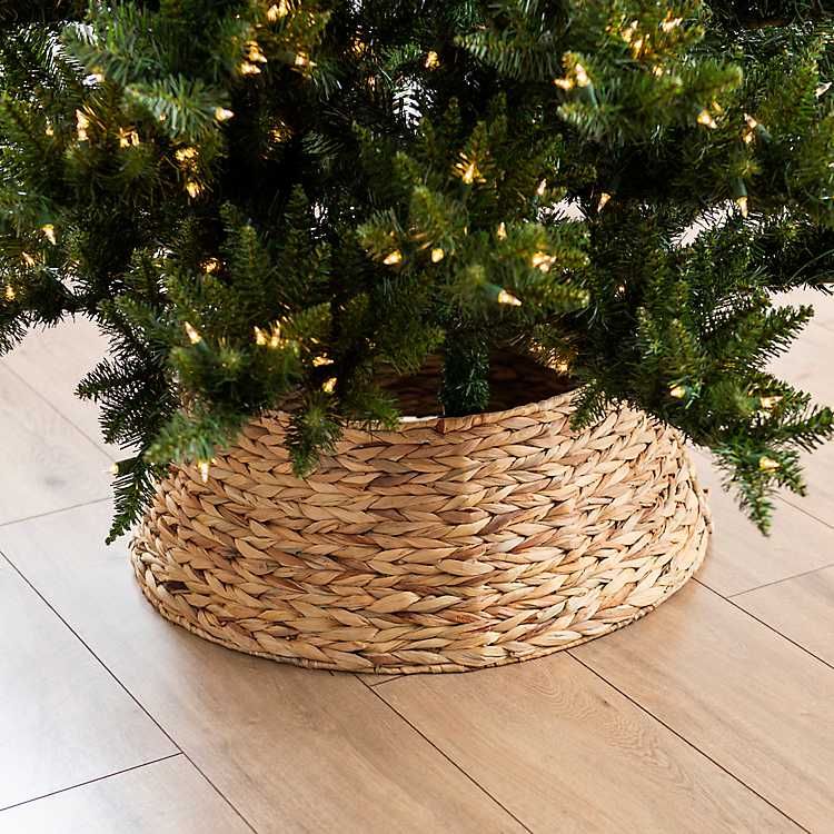Woven Seagrass Christmas Tree Collar | Kirkland's Home