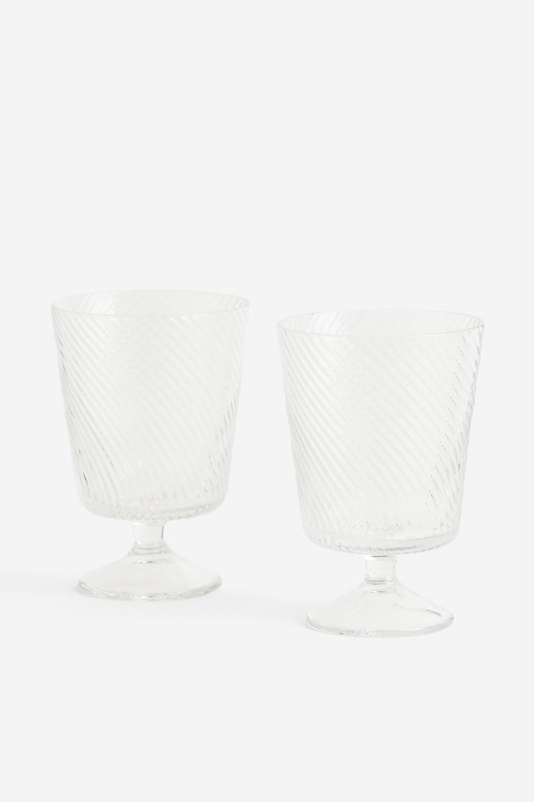 2-pack Wine Goblets | H&M (US + CA)