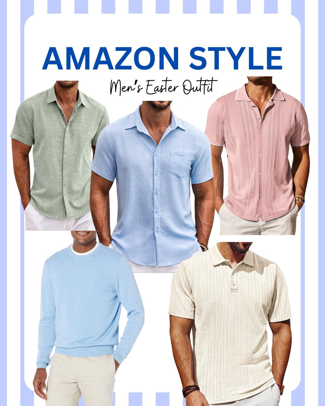 Men’s Easter shirt ideas that are classic and easy to wear 🐣
If you’re looking for a good Easter shirt for the guys, I rounded up some great options that feel fresh for spring but still timeless. Think soft pastels, light button-downs, subtle patterns, and breathable fabrics that work perfectly for church, brunch, or family photos.
These are the kind of shirts that look put together without trying too hard — and can easily be worn all spring and summer long.
Tap to shop my favorite men’s Easter shirts 🌿 

 

#LTKSpringSale #LTKSeasonal #LTKMens