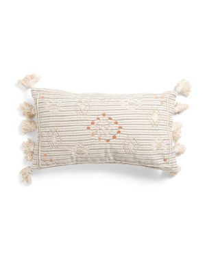 14x24 Woven Tassel Pillow | Home | Marshalls | Marshalls