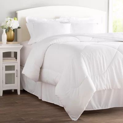 8 Piece Bed in a Bag Comforter Set Spirit Linen Color: White, Size: Full Comforter + 7 Additional Pi | Wayfair North America