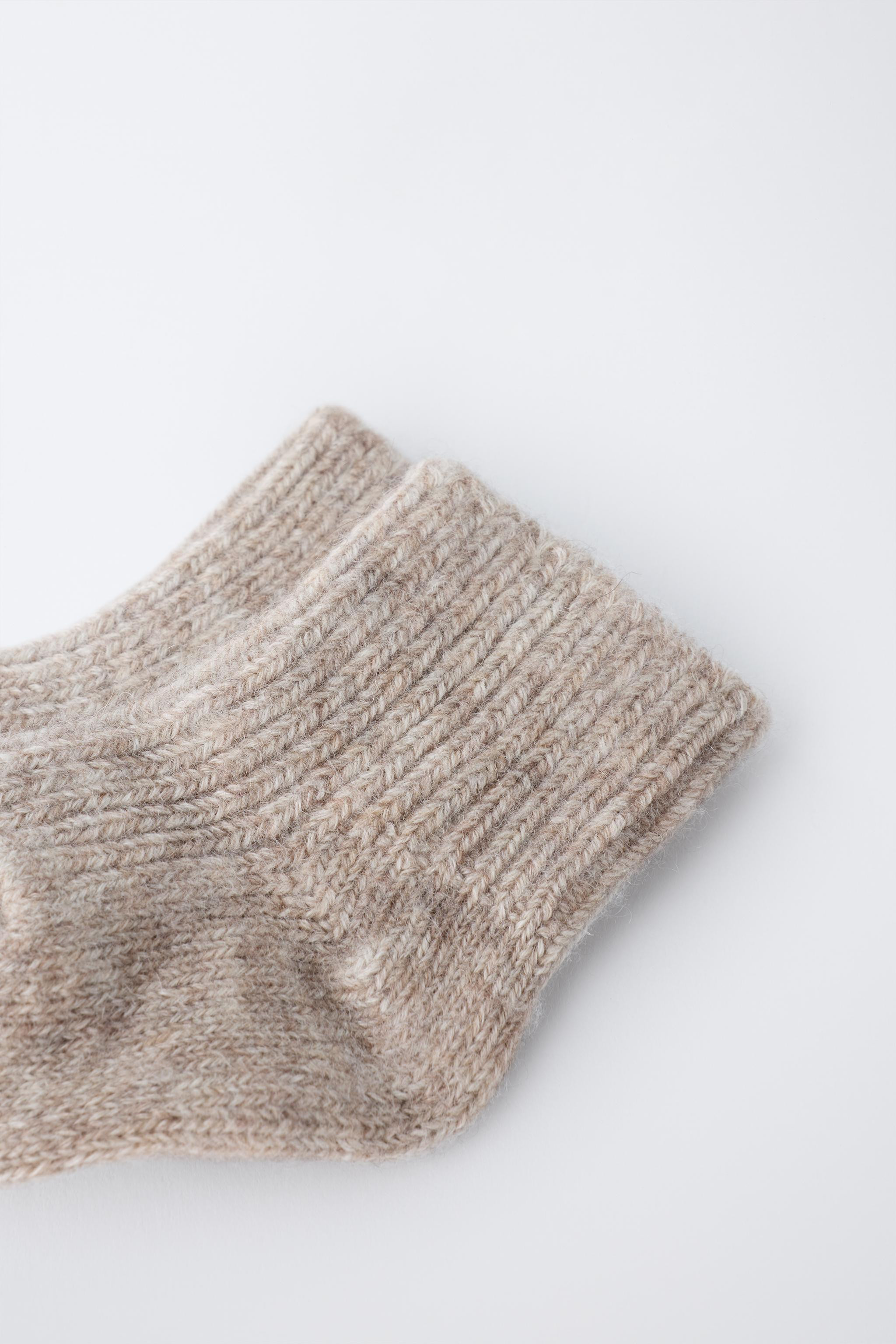 WOOL AND CASHMERE SOCKS | Zara UK