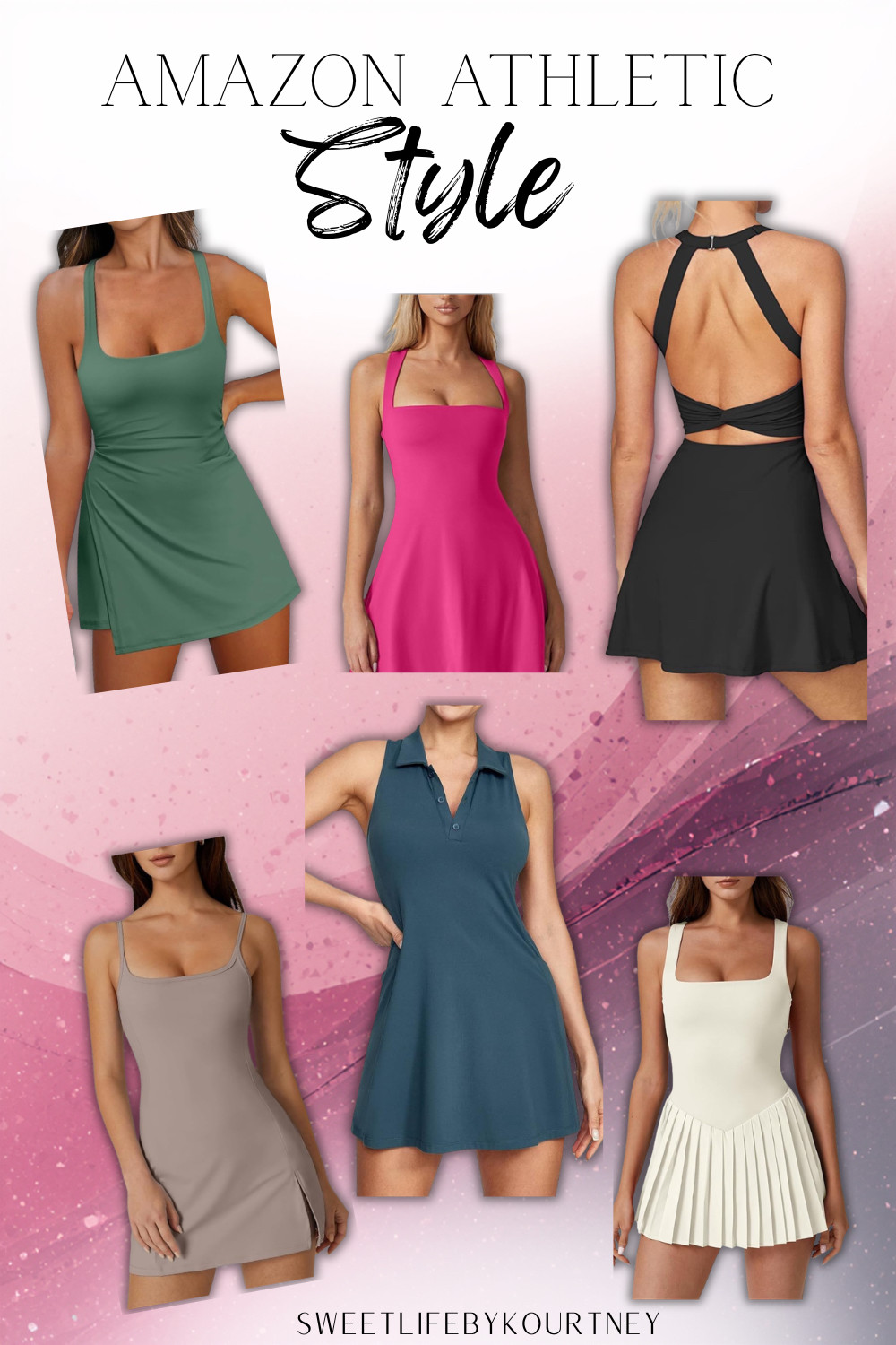 Buy this if you want a cute athletic dress moment without spending forever looking. These Amazon athletic style finds are so good for tennis-inspired outfits, errands, walks, or just wanting something comfy that still looks put together. I love when activewear pieces can double as everyday outfits and these are exactly that. #AmazonFinds #AthleticStyle #TennisDressStyle #SweetLifeByKourtney 

 #LTKootd #LTKfitnessgoals #LTKActive