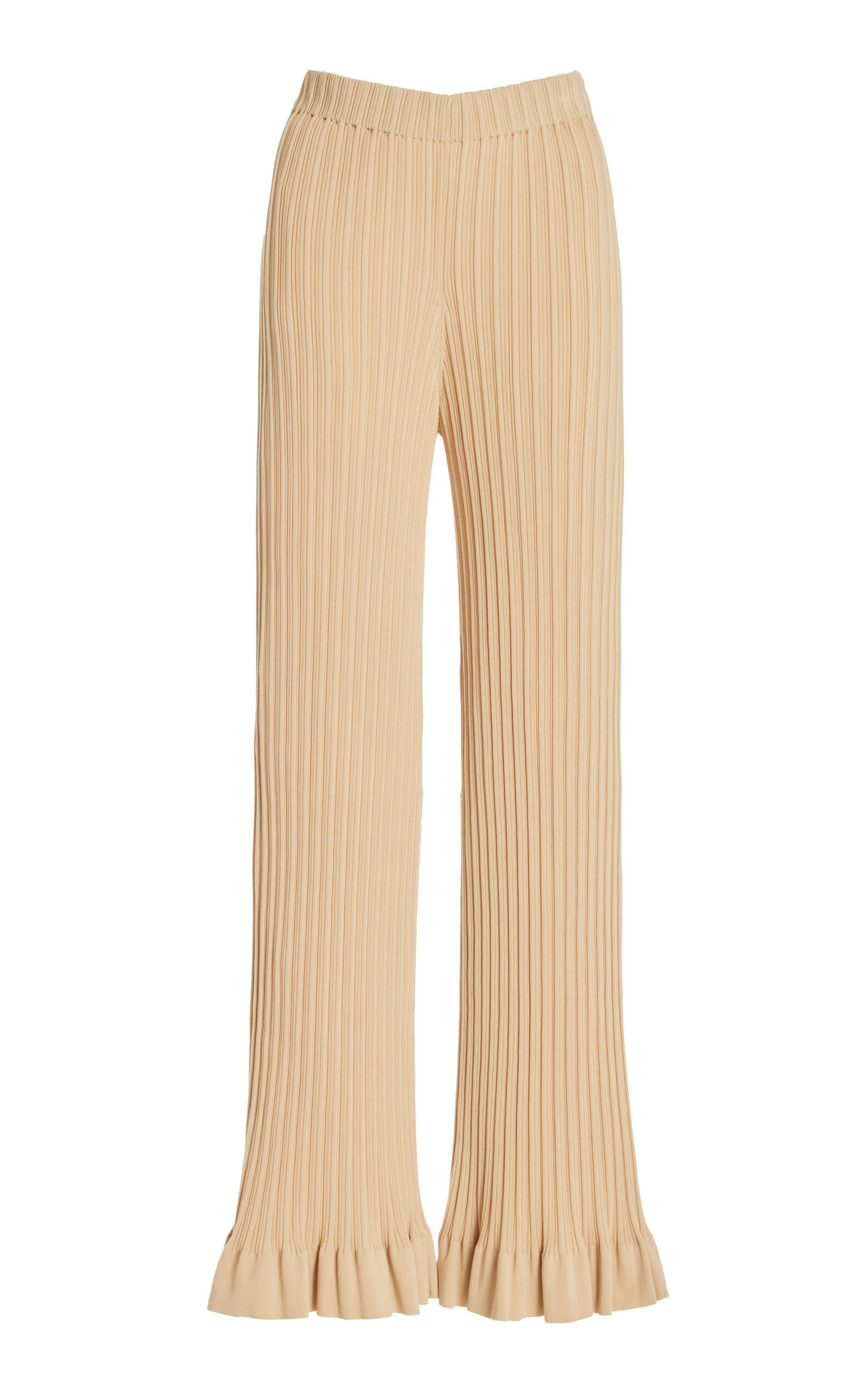 Kenzie Flared Knit Cotton-Blend Pants | Moda Operandi (Global)