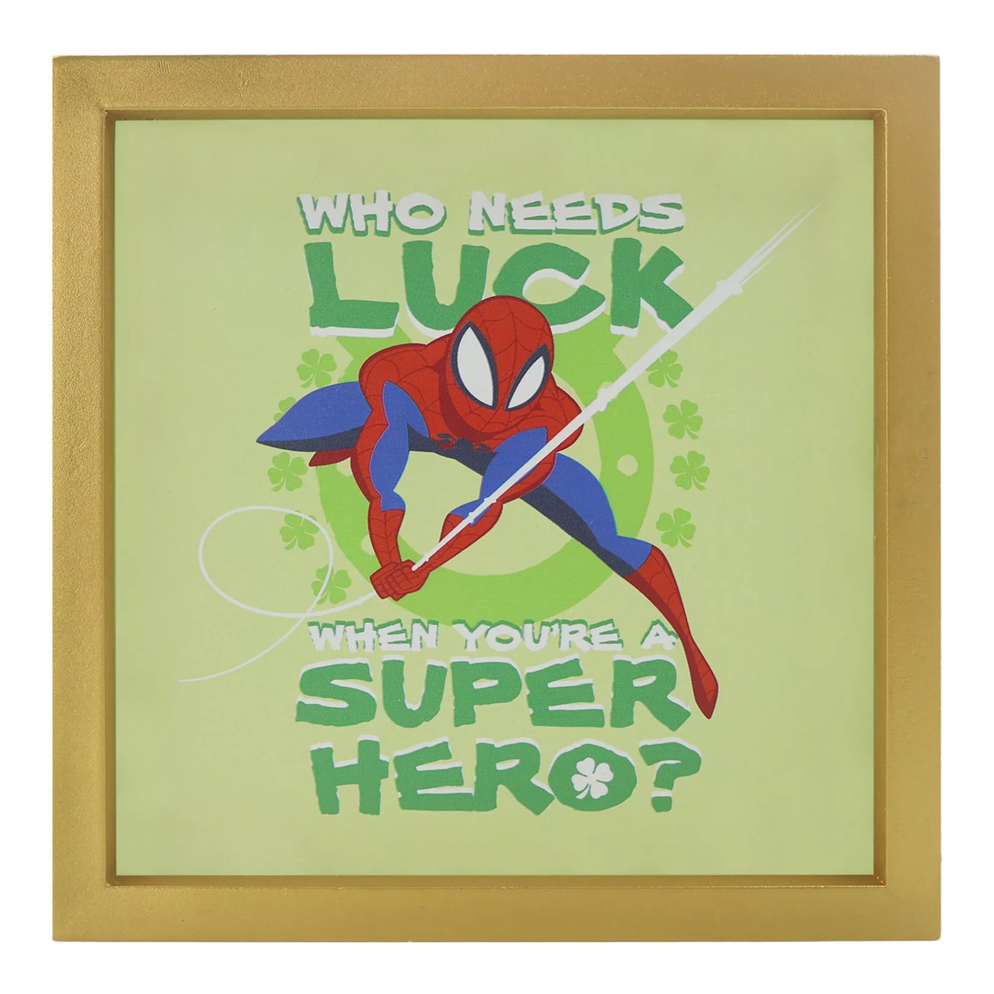 Celebrate Together™ Marvel Spider-Man St. Patrick's Day Caption Box Table Decor | Kohl's