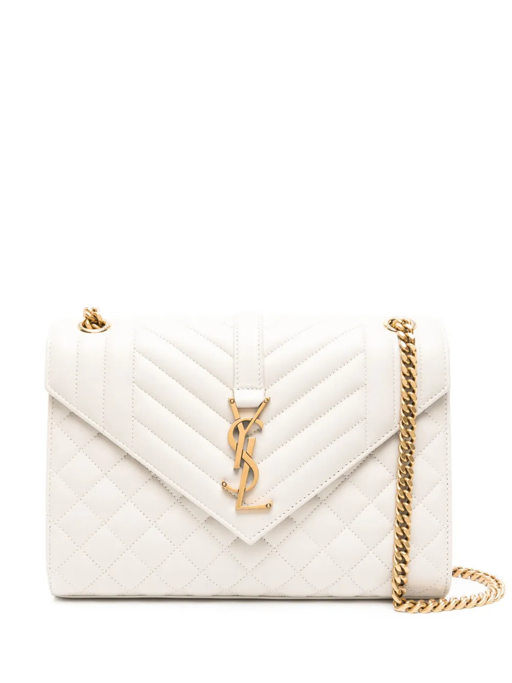 medium Envelope logo-plaque quilted shoulder bag | Farfetch Global