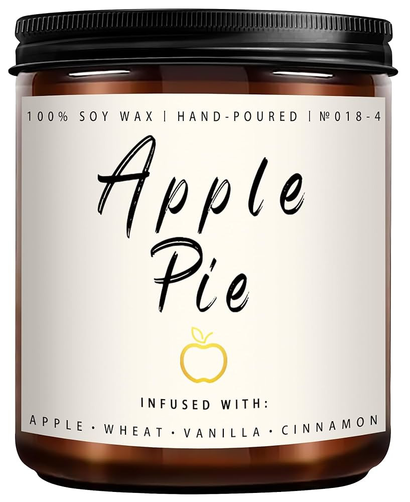 Fall Candles, Apple Pie Scented Candle for Home- Fall Scented Candles Gift Set for Women & Men, A... | Amazon (US)