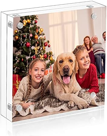 Amazon.com - NIUBEE 5x5 Picture Frames, Clear Acrylic Photo Frame with Gift Box Package, 20% Thic... | Amazon (US)