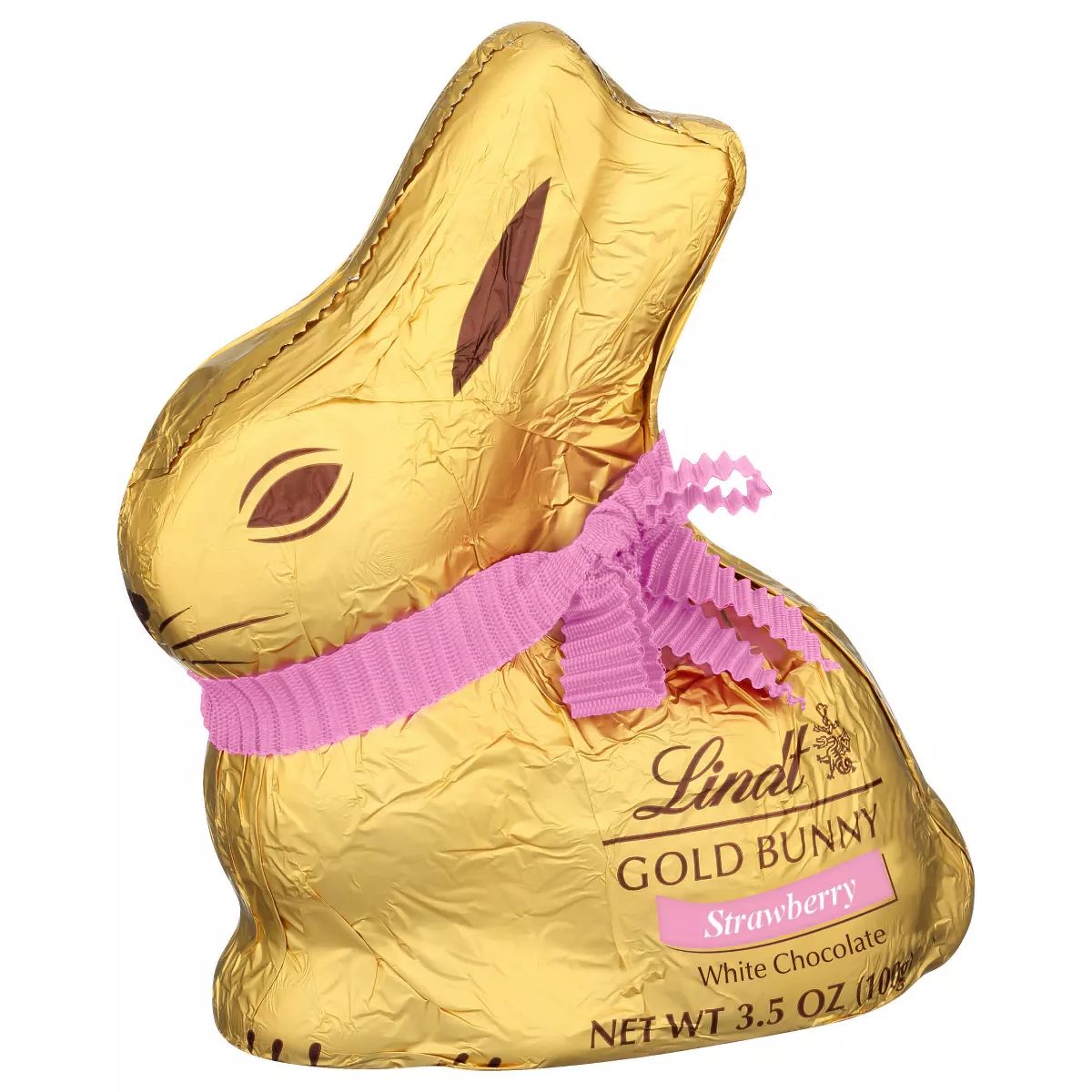 Lindt Easter Gold Bunny Strawberry White Chocolate - 3.5oz | Target