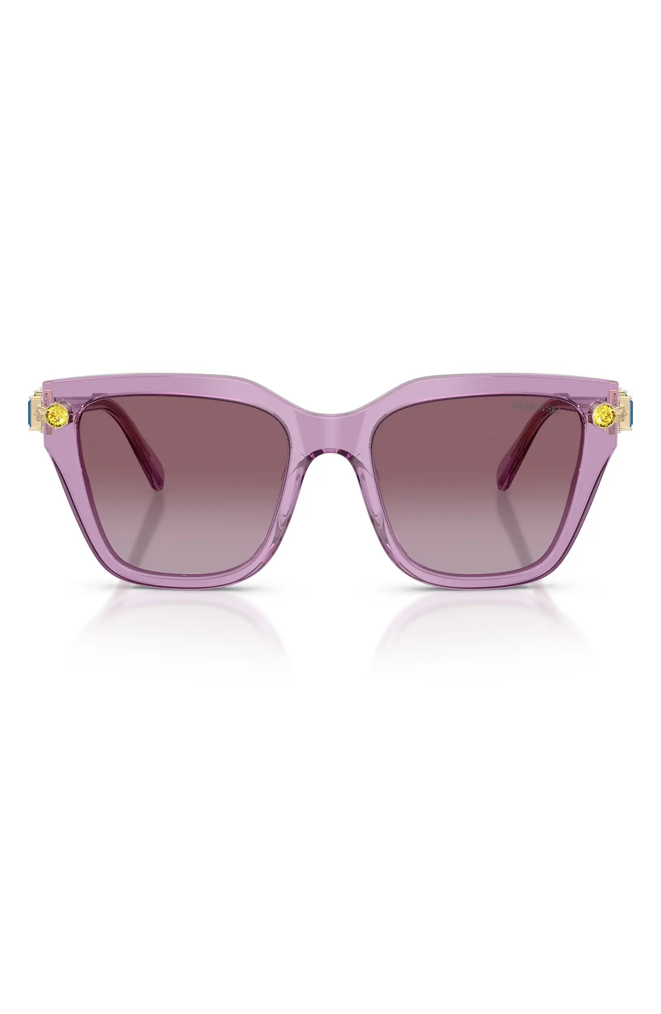 53mm Gradient Irregular Sunglasses (Women) | Nordstrom | Nordstrom
