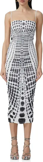 Hazel Print Sleeveless Midi Dress | Nordstrom