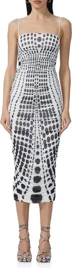 Hazel Print Sleeveless Midi Dress | Nordstrom