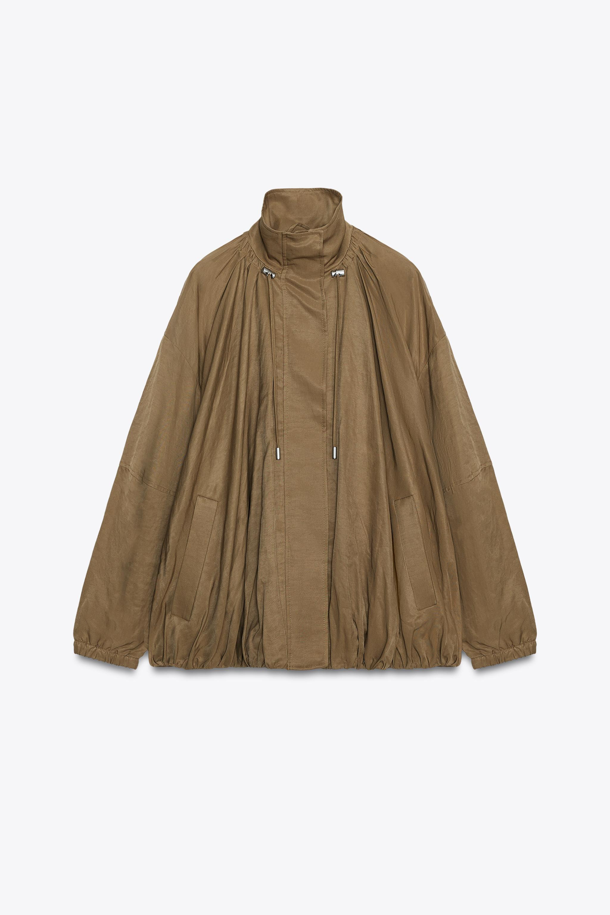 ZW COLLECTION FLUID BOMBER JACKET$ 119.00 Brown / Taupe BlackBrown / Taupe | 3305/240/737Add to c... | Zara US