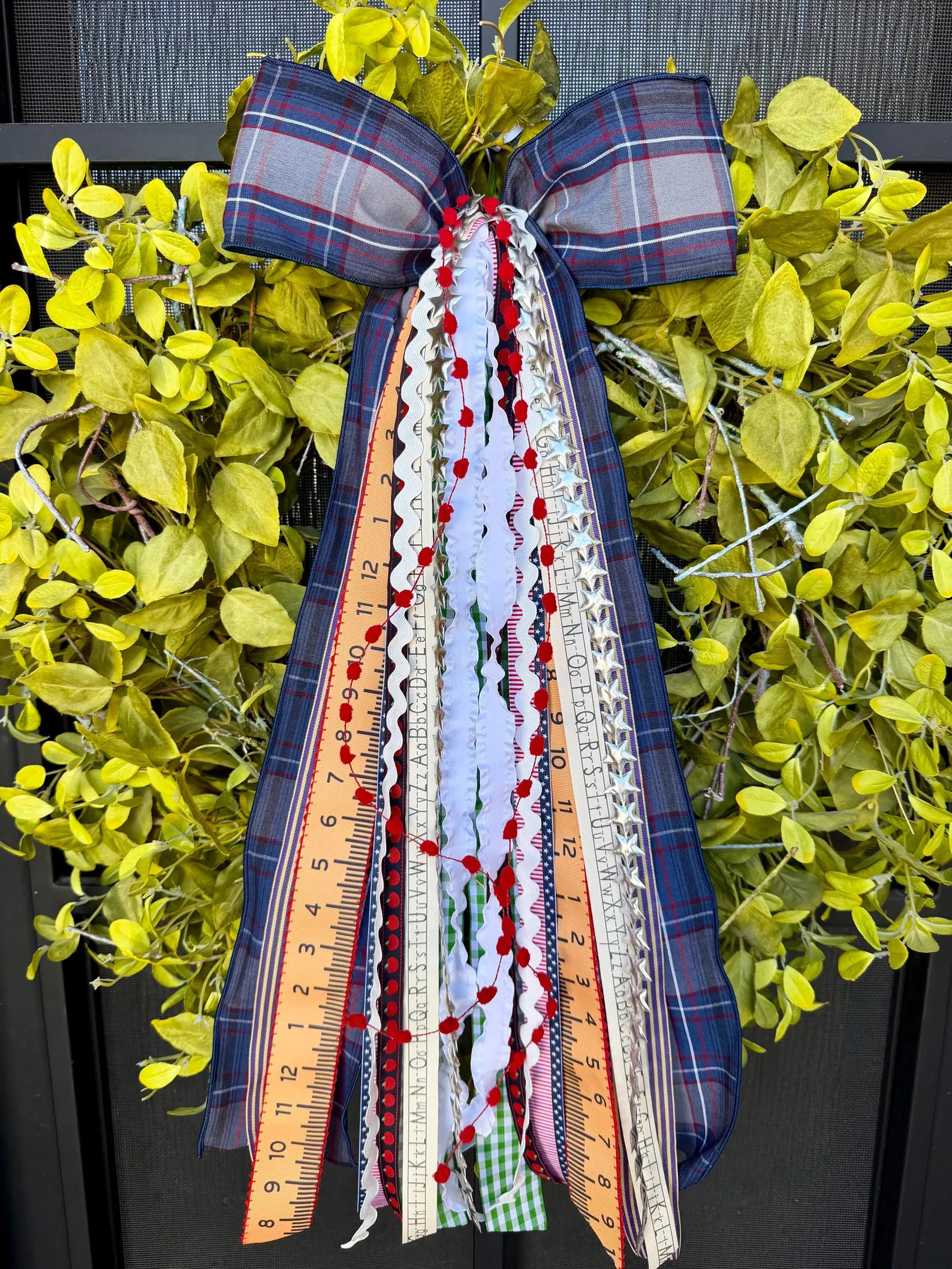 Restocked!***School Time Ribbon Set for Wreath: Teacher Gift and Back to School | Etsy (Global)