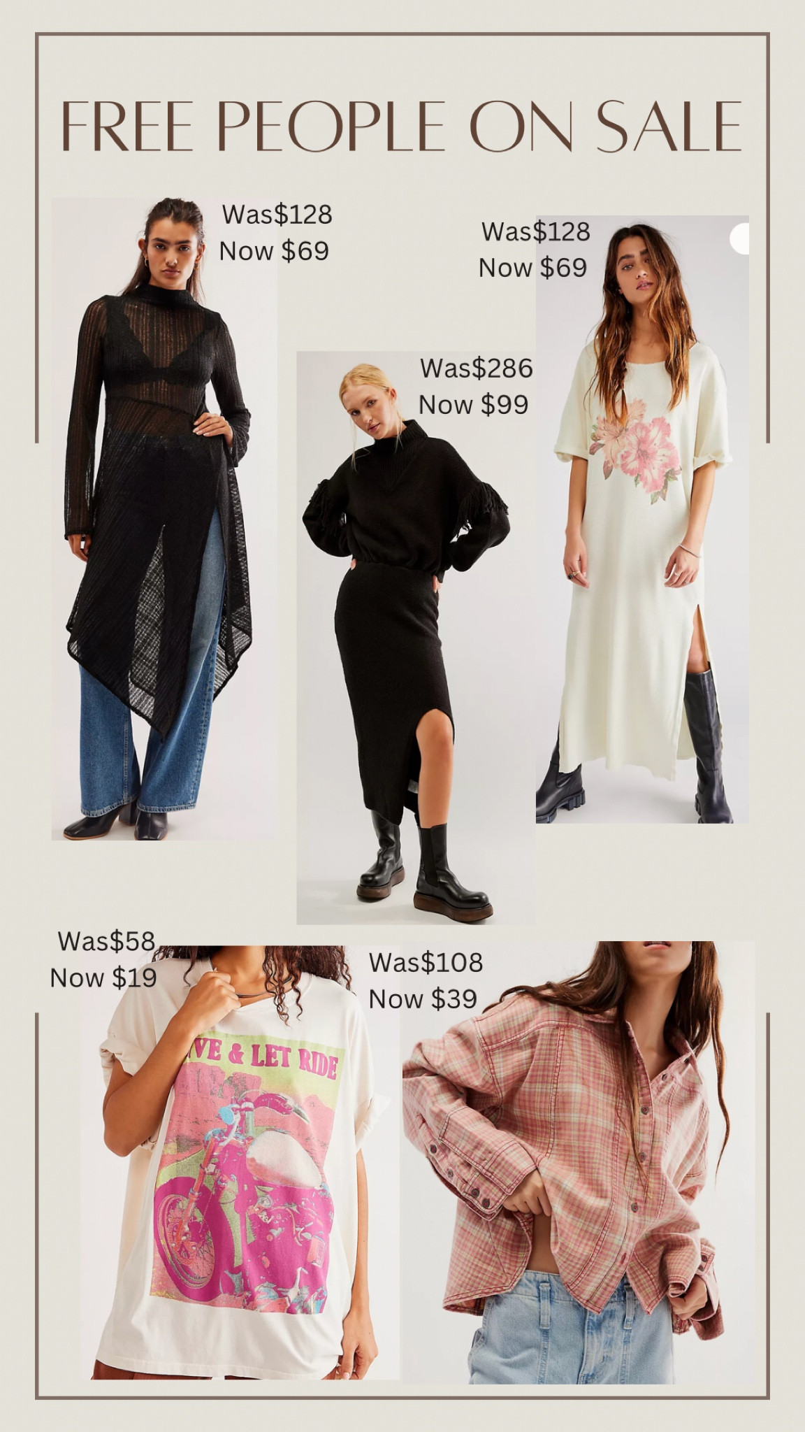 Free people on sale! So many good styles 

#LTKsalealert #LTKfindsunder100 #LTKstyletip