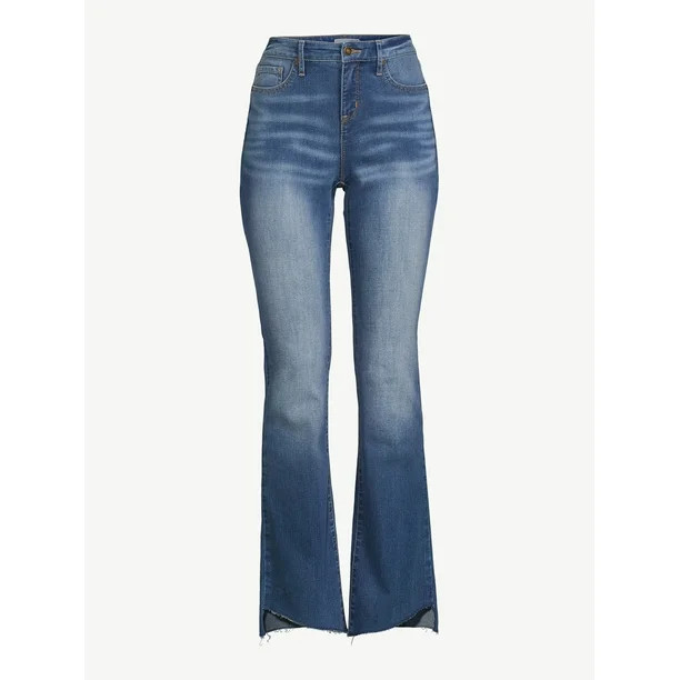 Sofia Jeans by Sofia Vergara Women's High Rise Skinny Kick Bootcut Jeans - Walmart.com | Walmart (US)