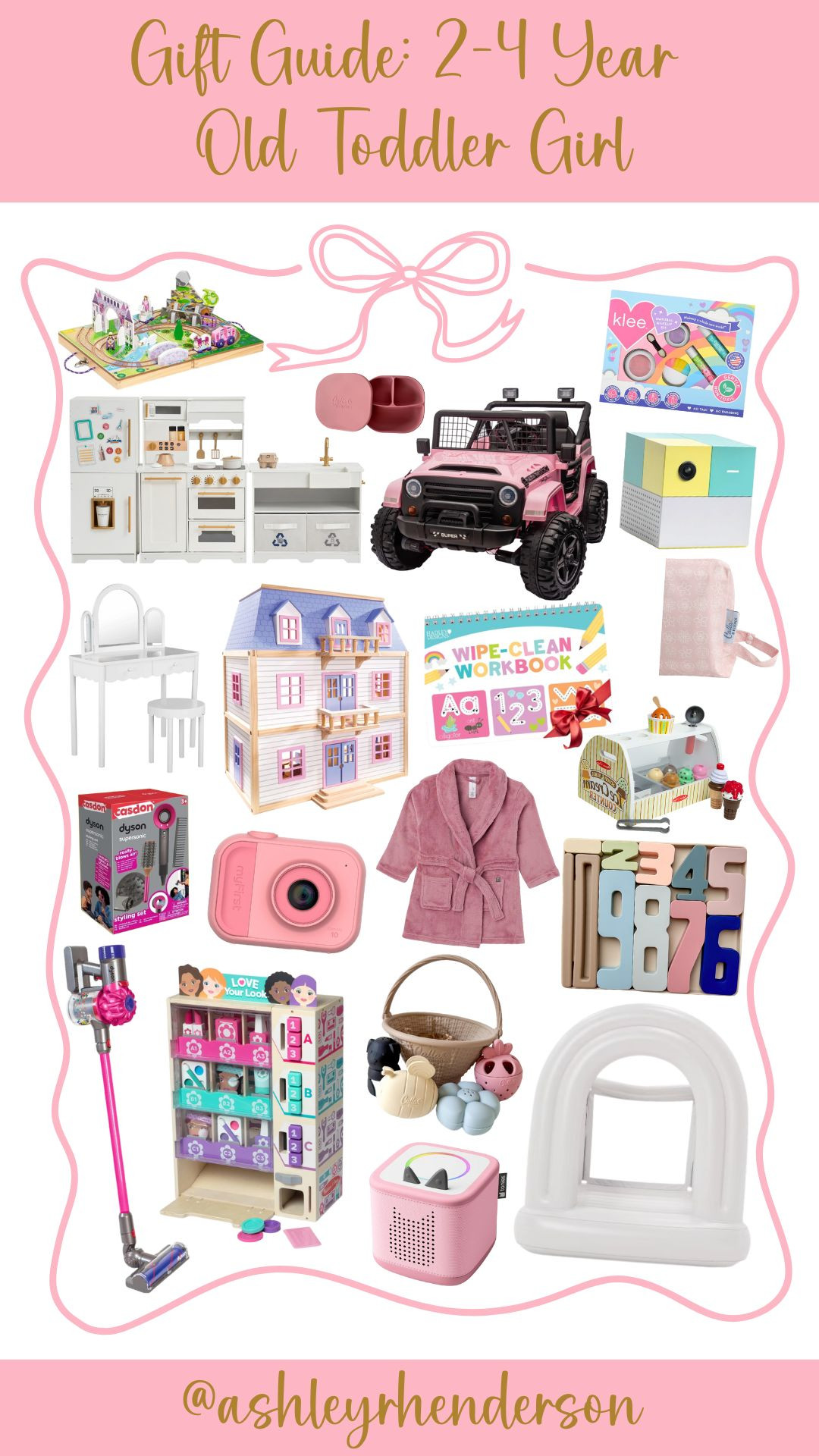 GIFT GUIDE: 2-4 YEAR OLD TODDLER GIRL | A curated mix of imagination-sparking toys, practical essentials, and little treasures they’ll reach for every day. Perfect for making Christmas morning extra magical ✨ 

 

#LTKGiftGuide #LTKHoliday #LTKKids