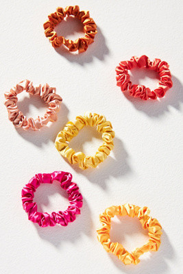 Satin Hair Ties, Set of 6 | Anthropologie (US)