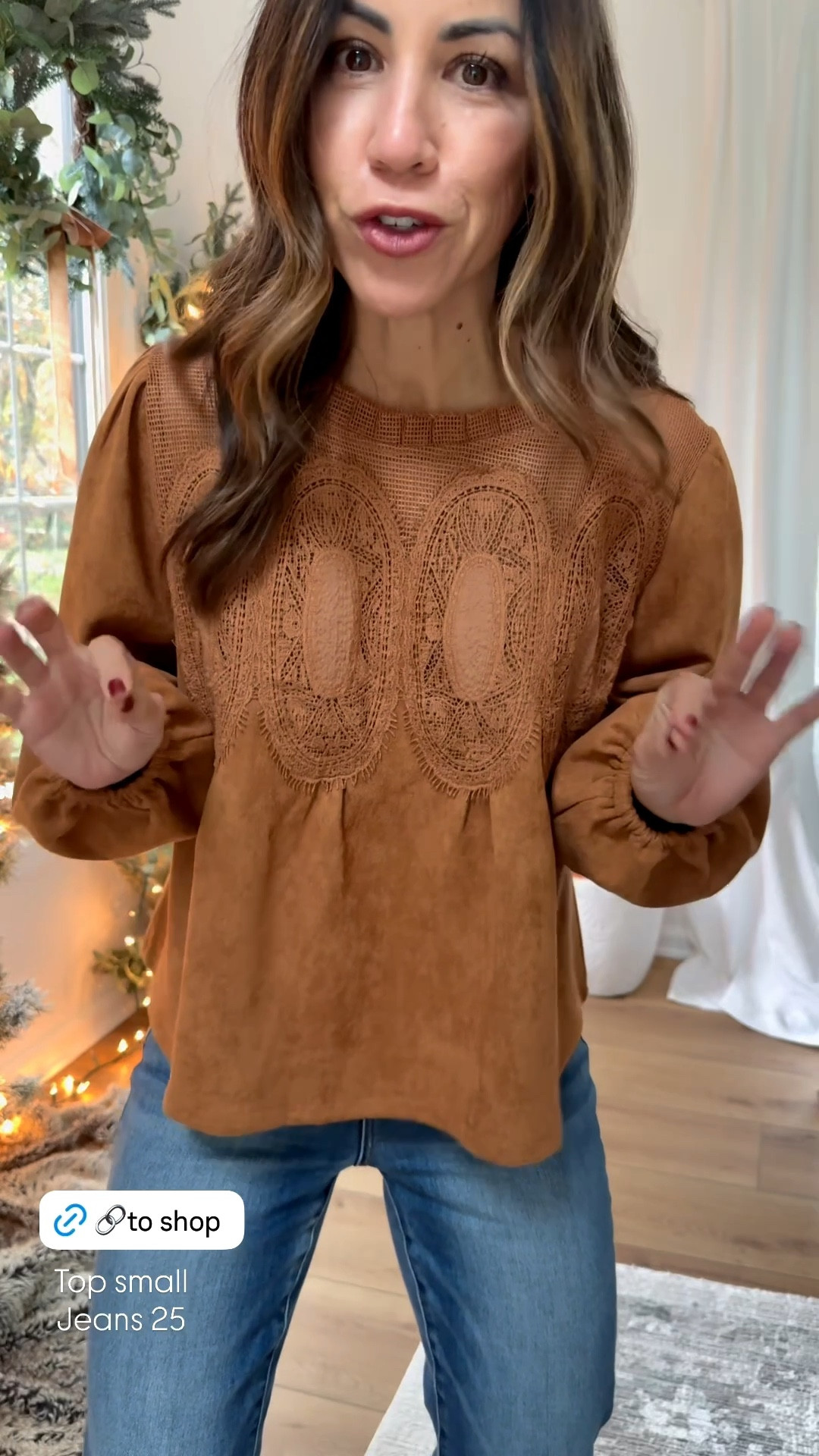 Small suede top, 25 jeans, Thanksgiving outfit, Amazon fashion

#LTKFindsUnder50 #LTKFindsUnder100 #LTKSaleAlert