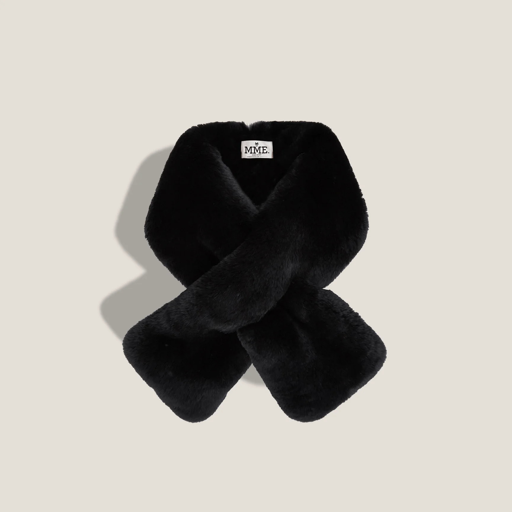 MME. FUR WRAP - NOIR | MME.MINK