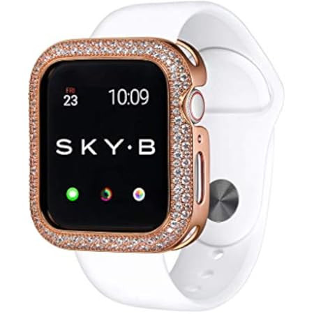 SKYB Halo Protective Jewelry Case for Apple Watch Series 1, 2, 3, 4, 5, 6, SE Devices - Rose Gold Co | Amazon (US)