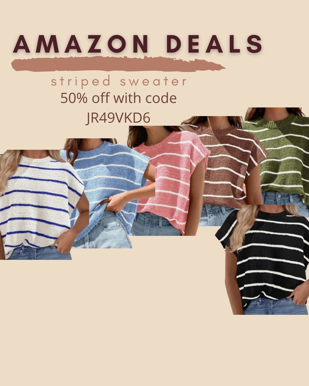 $13 ends 5:27

Amazon fashion
Amazon deals
Striped sweater

#LTKSaleAlert