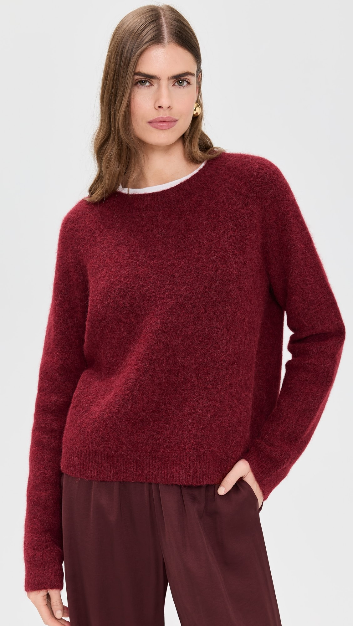 Alpaca Crew Brushed Sweater | Shopbop