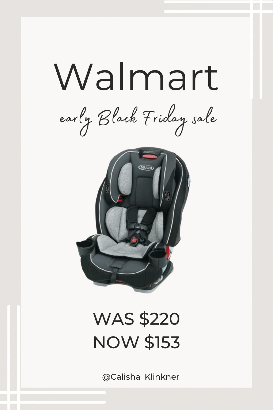 @walmart car seat on sale!! Was $220 now $153!

#walmart #walmartsale #walmartcarseat

#LTKfamily #LTKsalealert #LTKkids