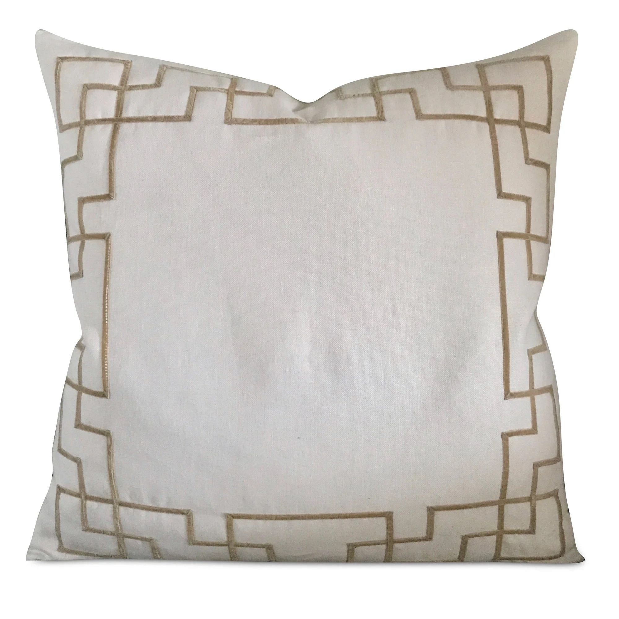Modern Greek Key Border Throw Pillow Cover 24" x 24", 1 Piece | Walmart (US)