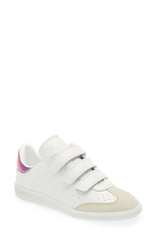 Isabel Marant Beth Low Top Sneaker in Metallic Pink at Nordstrom, Size 7Us | Nordstrom