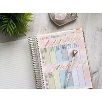 Yearly Expenses Overview/Tracker Sticker Sheet - Household Home Management Planner Budget Cash Stuffing System 7x9 Size | Etsy (US)