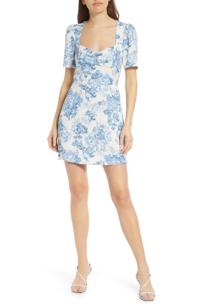 Brittney Floral Minidress | Nordstrom