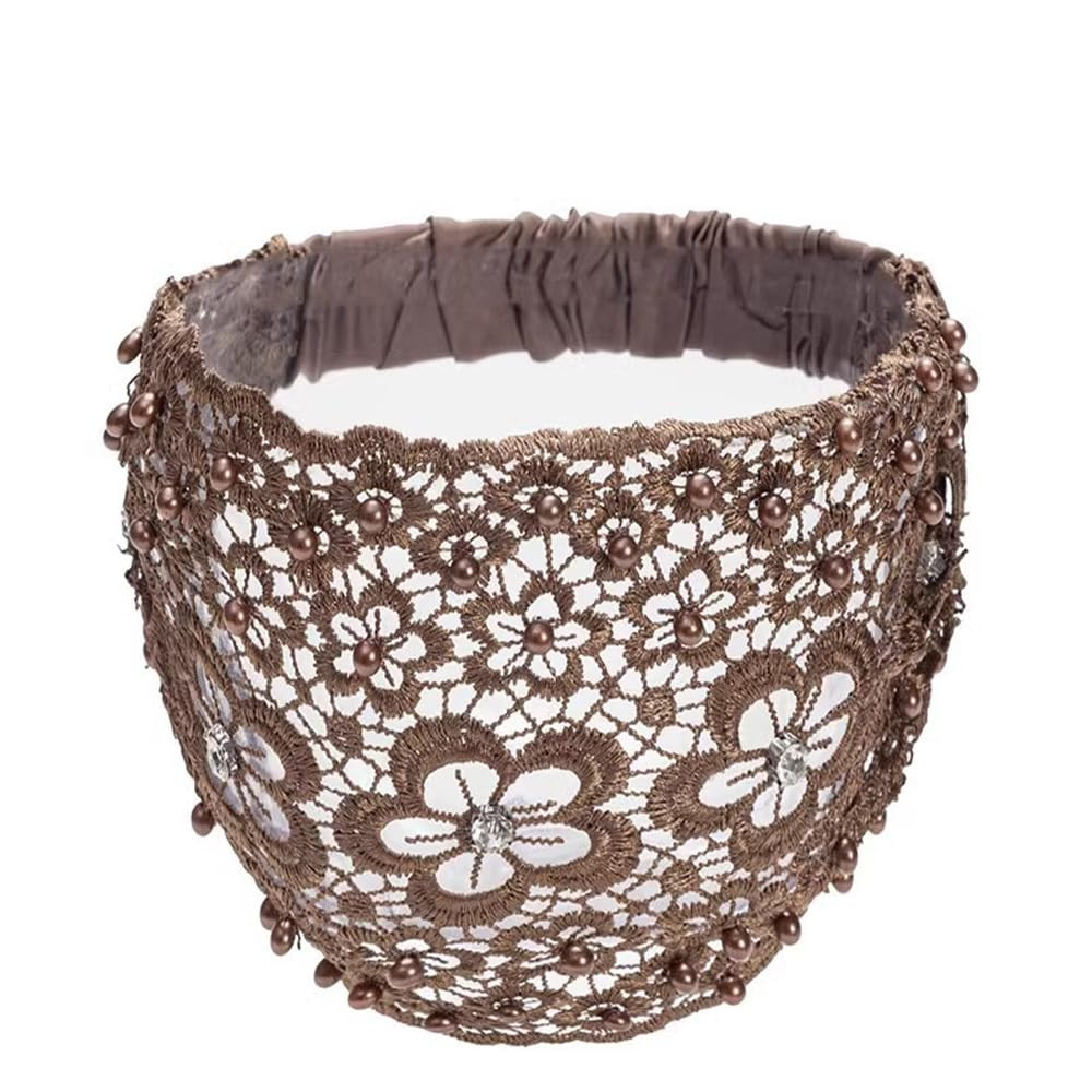 Fashion Thick Headbands for Women - Elastic Twisted Knot Stretchy Hair Bands | Soft Wide Non-Slip... | Amazon (US)