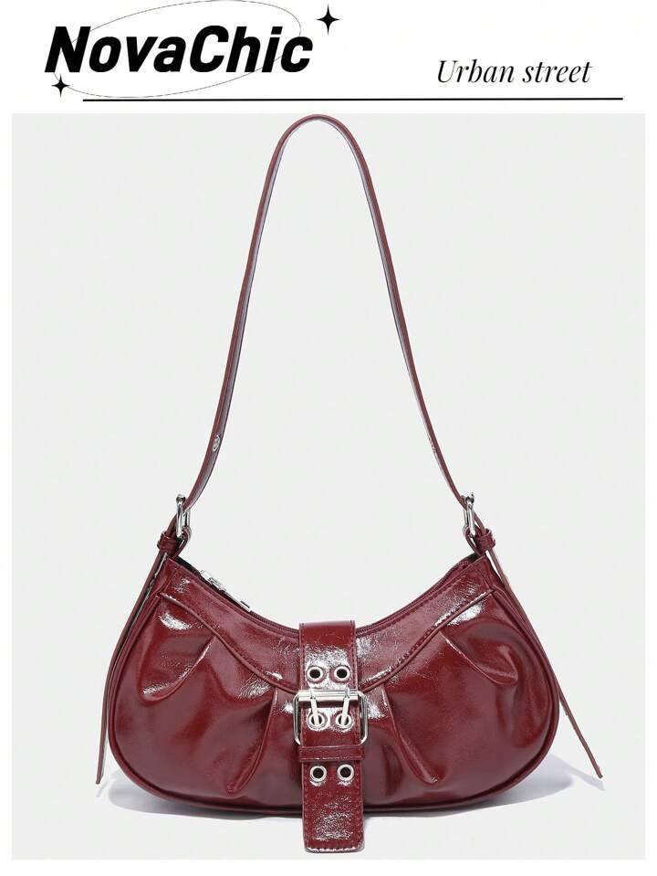 1PC Y2K Gothic Fashionable Type Rivet Decoration Vintage Block Decoration Women's Shoulder Bags A... | SHEIN