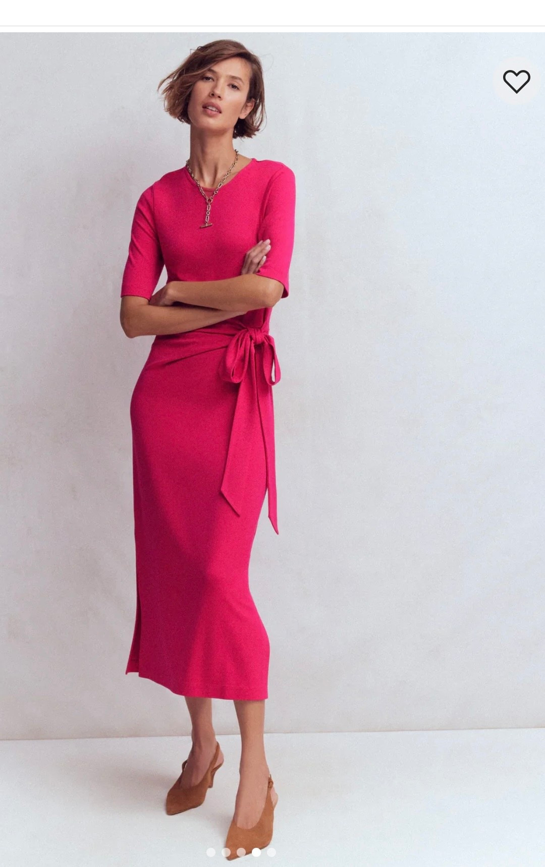 Hello! This knit dress comes in two colors. I love the hot pink. #boden #mystyke #myclothes #over50 #over60 #bodendress 

#LTKOver40 #LTKWorkwear